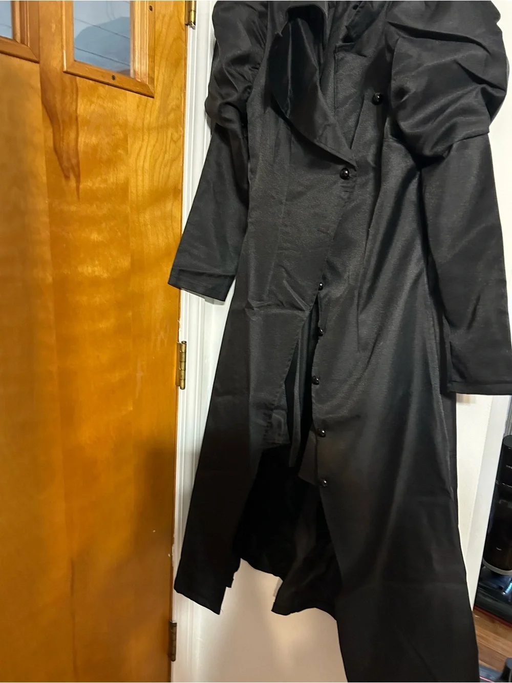 Elphaba Costume Kids Black Coat and skirt Costume w/ Green gloves, glasses, hat